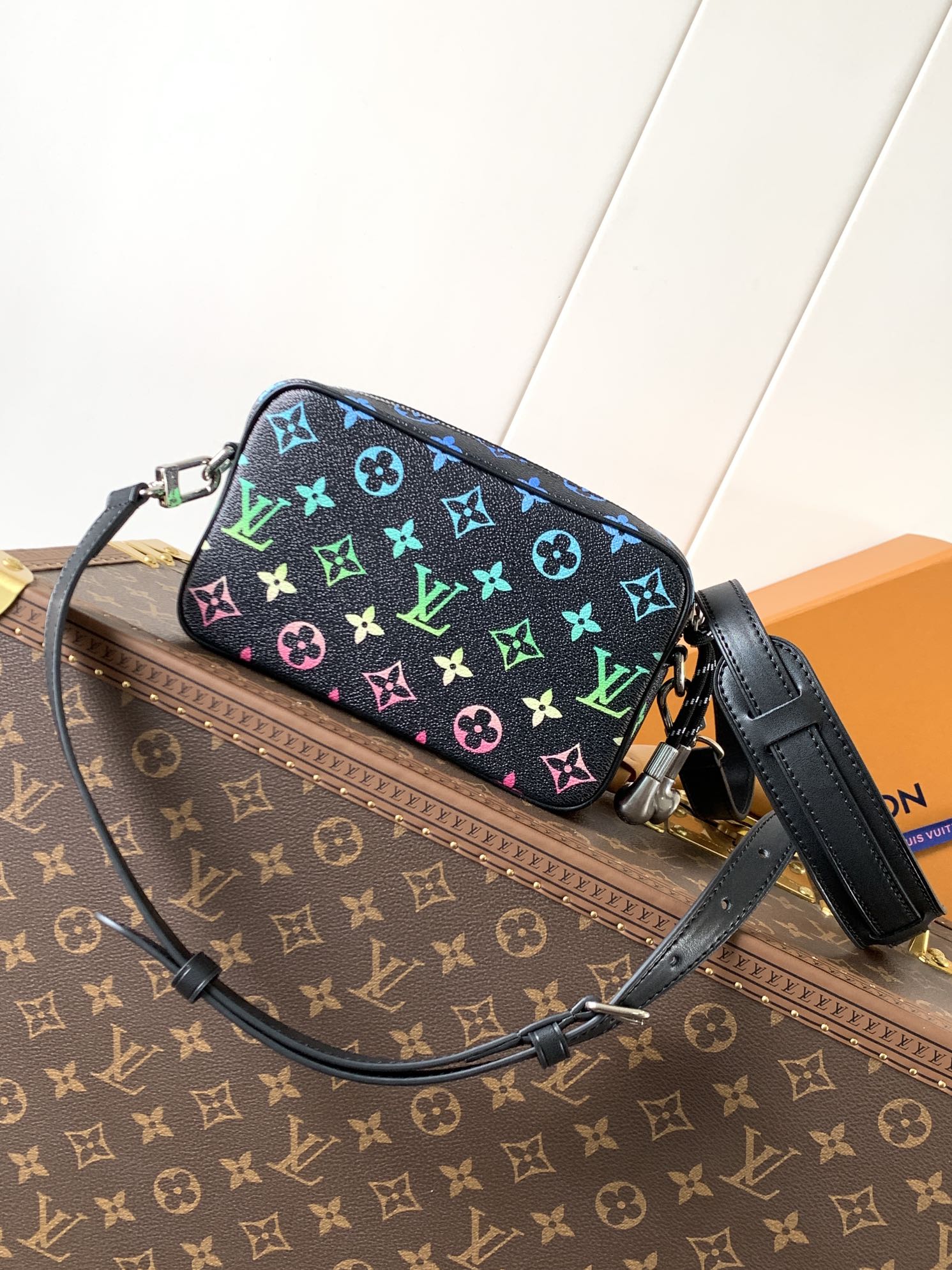 Louis Vuitton Trocadero Mini Monogram Black Multicolor Crossbody Bag 4 i1750318623 8545 6