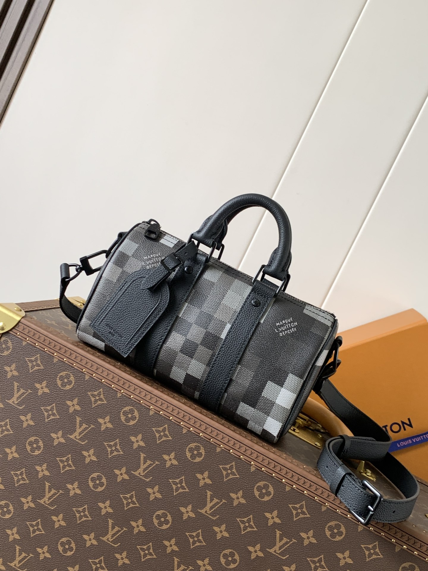 M14919 顶级原单 变码芯片163C 本款 Keepall Bandoulière 25 手袋浓缩经