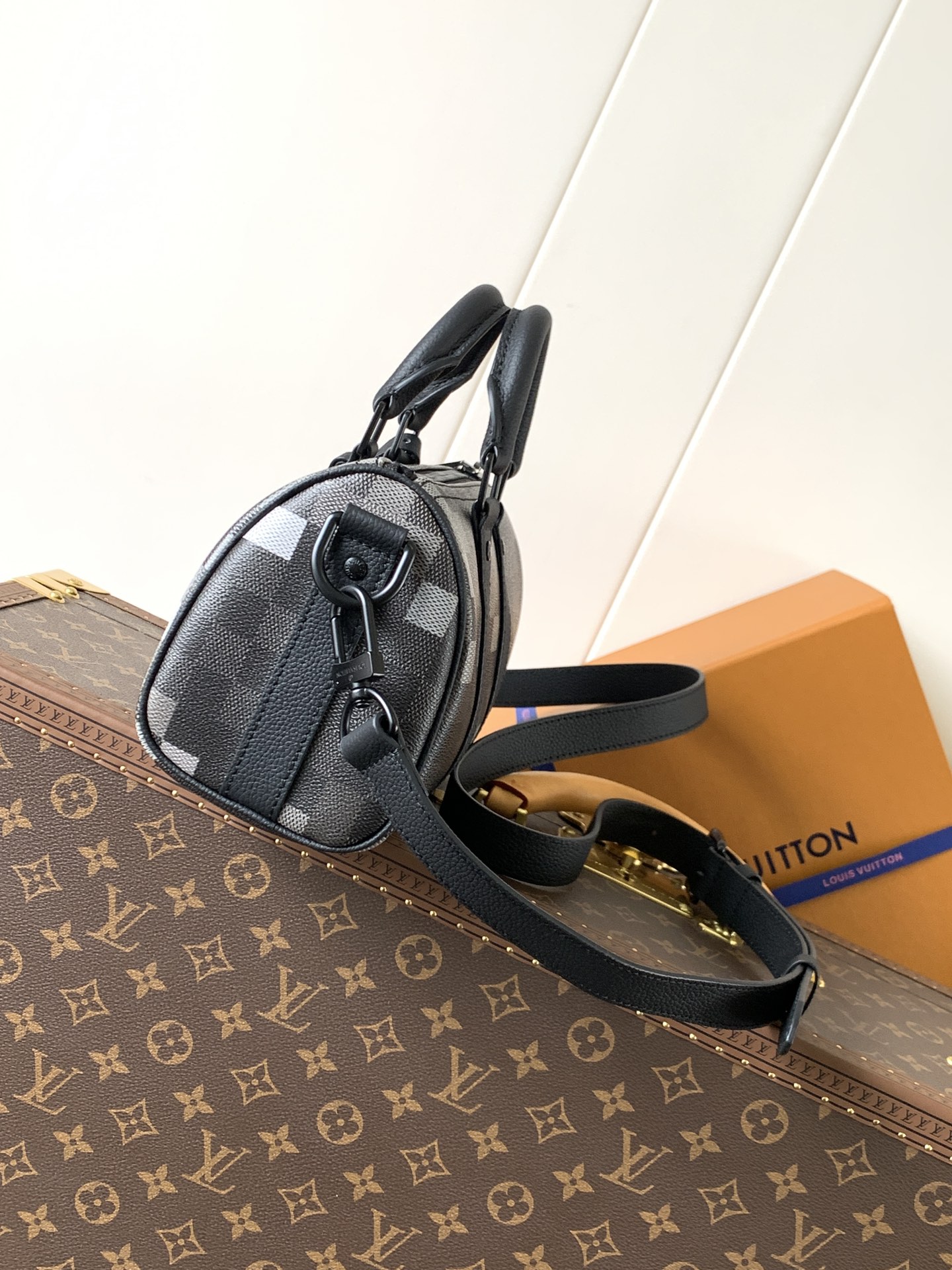 M14919 顶级原单 变码芯片163C 本款 Keepall Bandoulière 25 手袋浓缩经