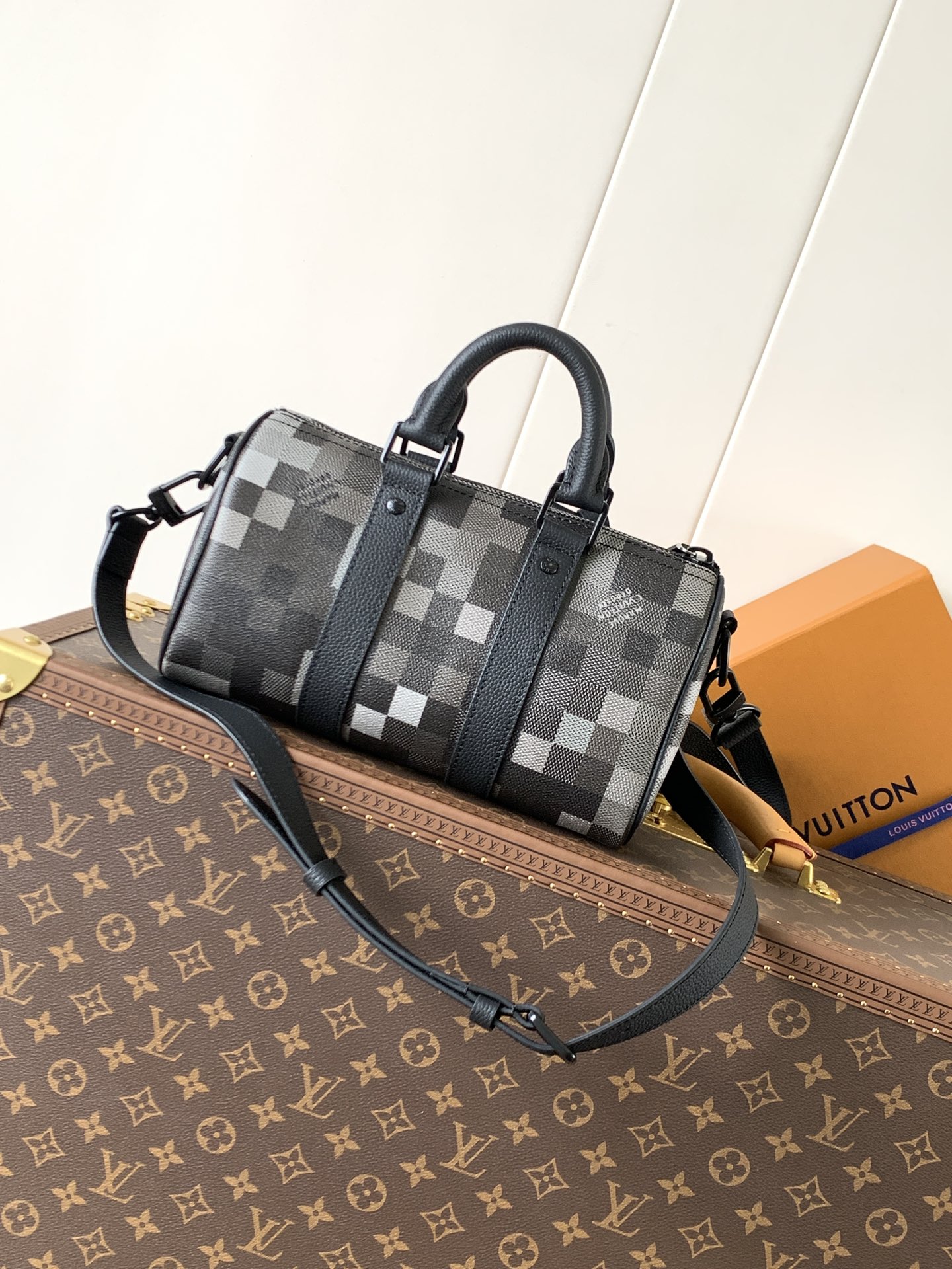 M14919 顶级原单 变码芯片163C 本款 Keepall Bandoulière 25 手袋浓缩经