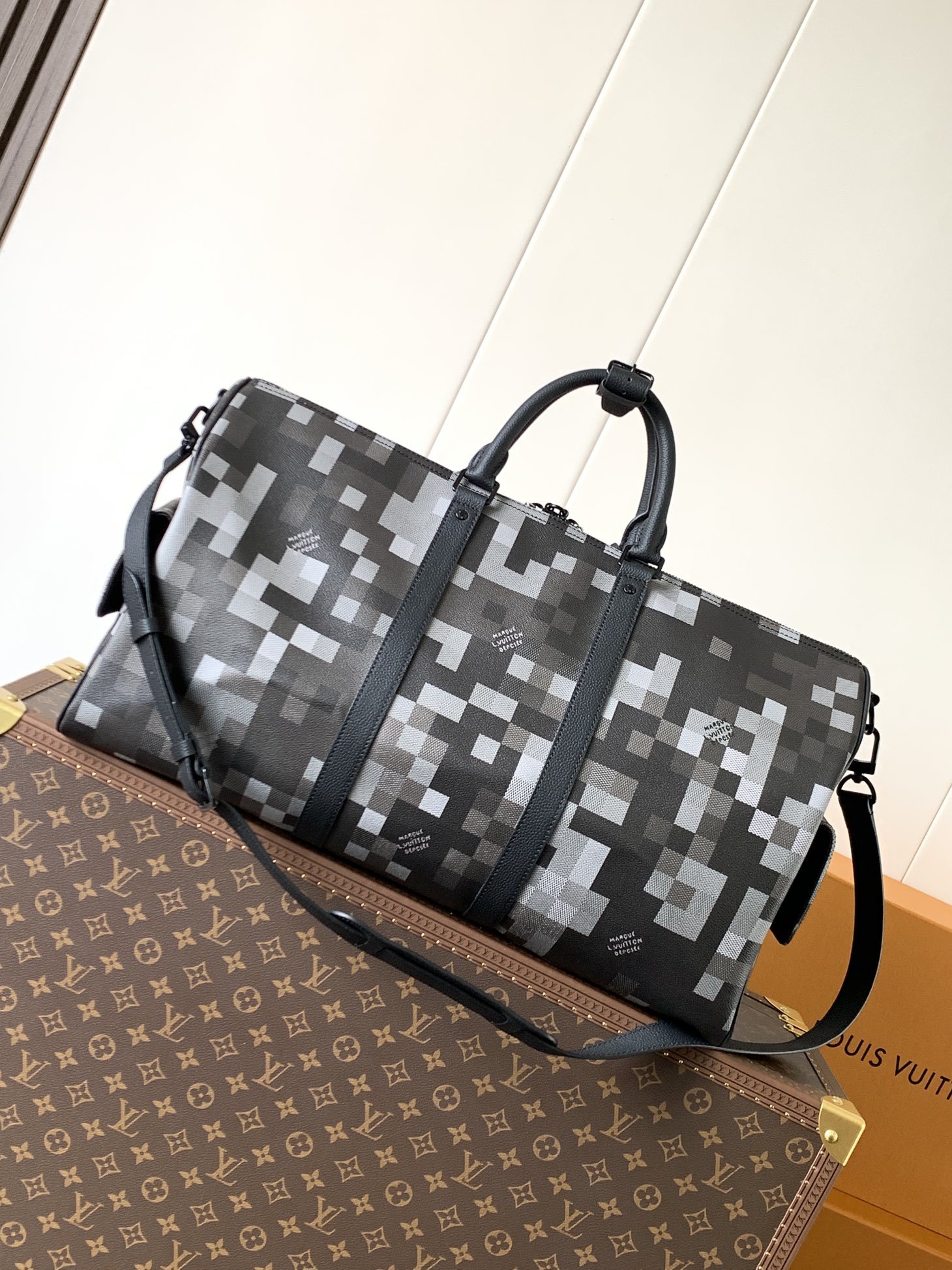 M14957 顶级原单 变码芯片163C 本款 Keepall Bandoulière 50 旅行袋选用