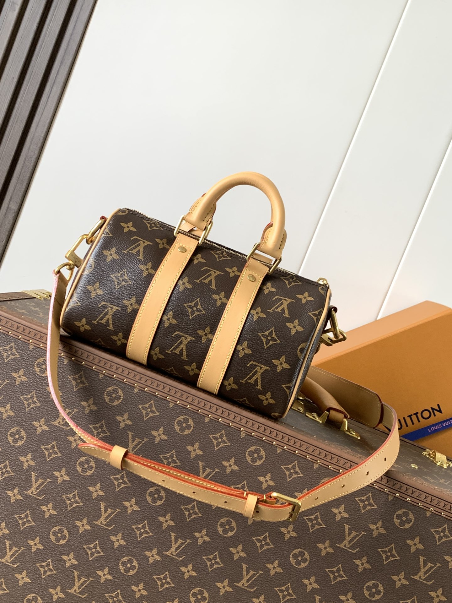M14981 顶级原单 变码芯片163C 本款 Keepall 25 Cargo 手袋出自 Monogr