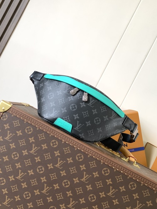 Louis Vuitton Discovery Bumbag Monogram Eclipse Canvas with Leather Trim 1 Louis Vuitton Discovery Bumbag Monogram Eclipse Canvas with Leather Trim