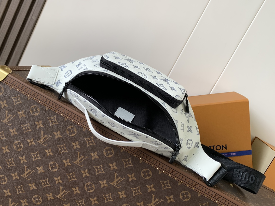 Louis Vuitton Rush Monogram Shadow Leather Bum Bag - White, M25227 9 i1753306301 1928 2