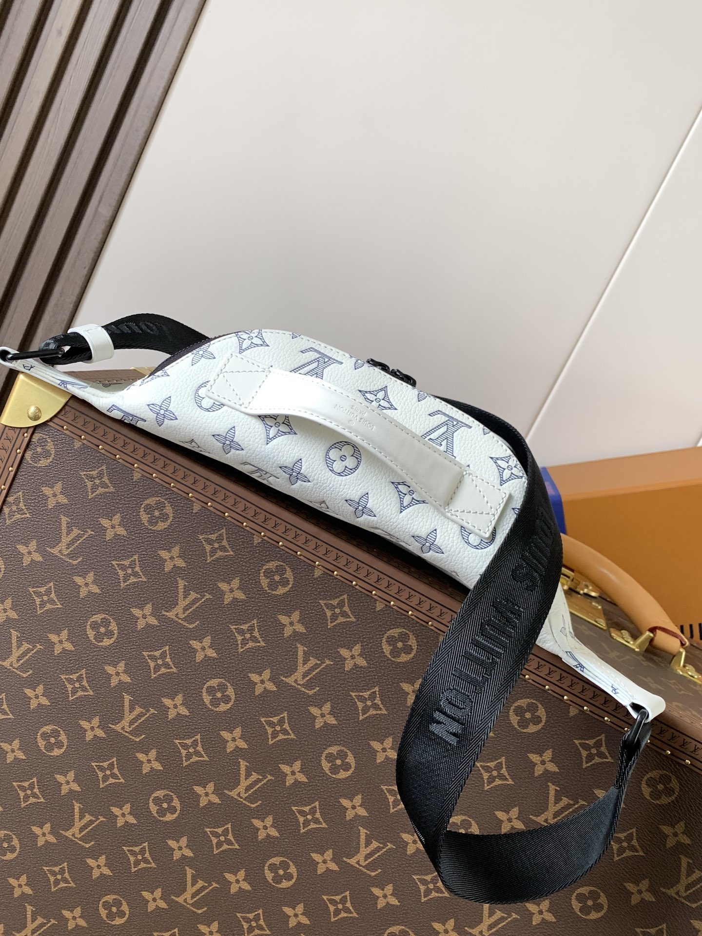Louis Vuitton Rush Monogram Shadow Leather Bum Bag - White, M25227 7 i1753306301 7283 3