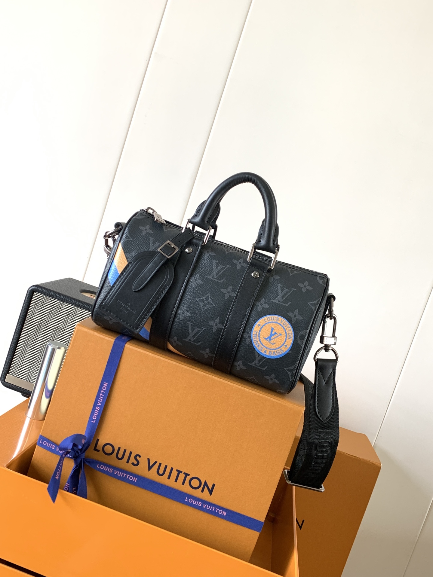 Louis Vuitton 黑花丝印 变码芯片163C