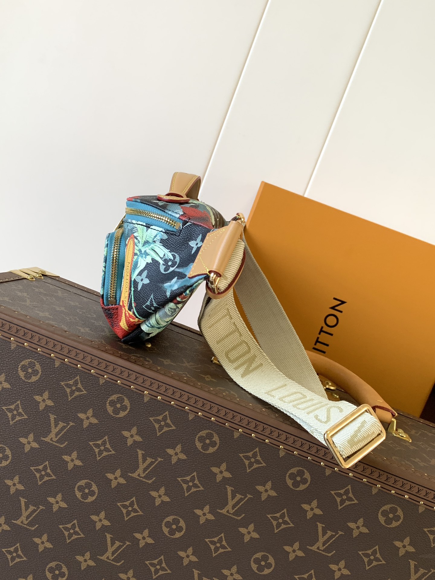 Louis Vuitton Monogram Craggy Rush Bum Bag, Designer Sling Bag, Tropical Flair 2 i1755327909 7409 2