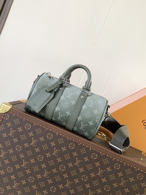 Louis Vuitton Monogram Eclipse Reverse Keepall 25 Bandouliere Bag 1 Louis Vuitton Monogram Eclipse Reverse Keepall 25 Bandouliere Bag