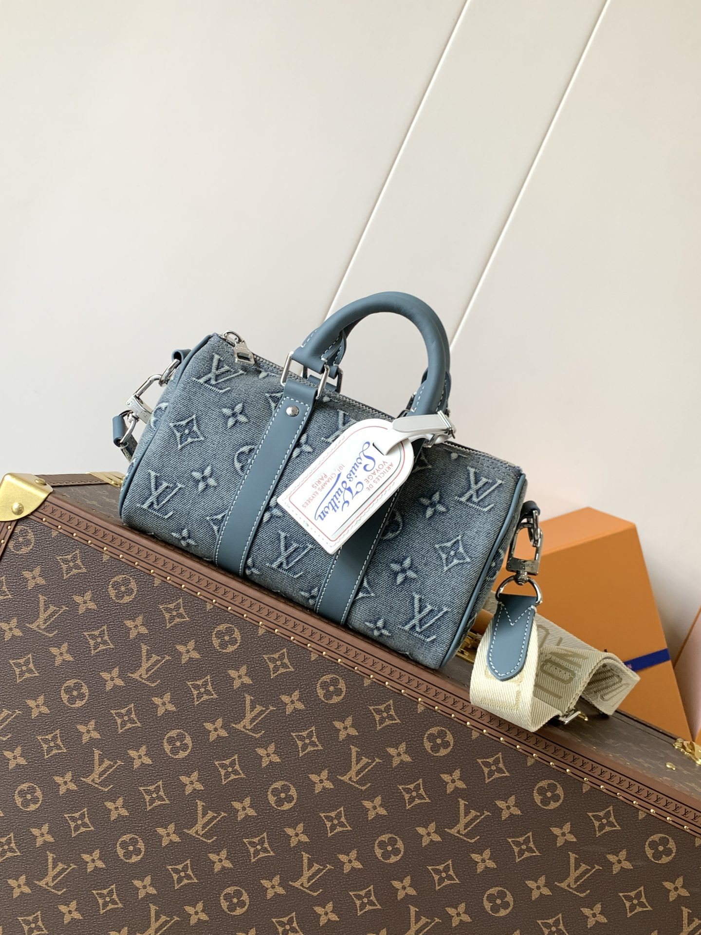M22762 顶级原单 变码芯片163C 本款 Keepall Bandoulière 25 手袋展现