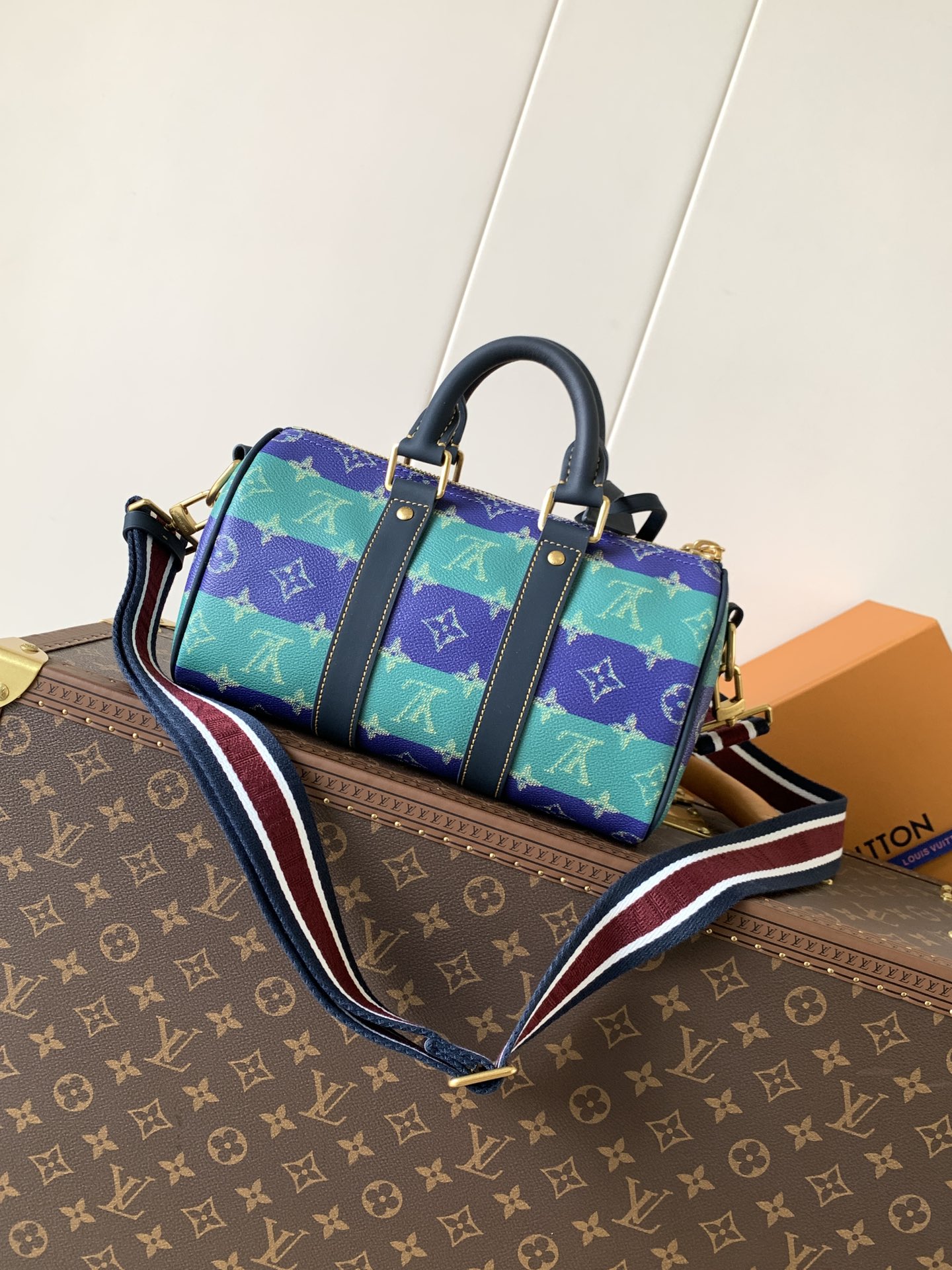 M25786 顶级原单 变码芯片163C 本款 Keepall Bandoulière 25 手袋浓缩经