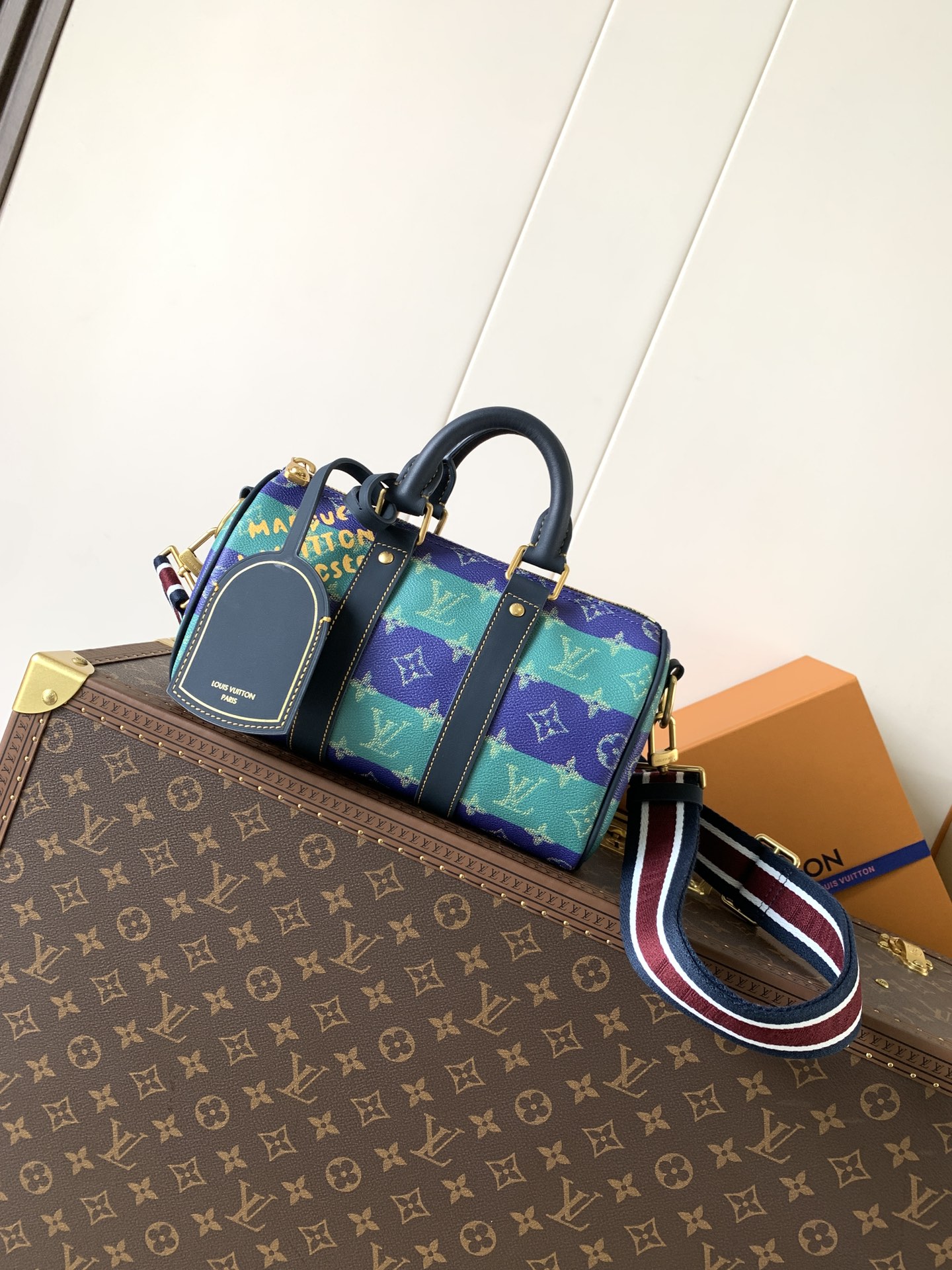 M25786 顶级原单 变码芯片163C 本款 Keepall Bandoulière 25 手袋浓缩经