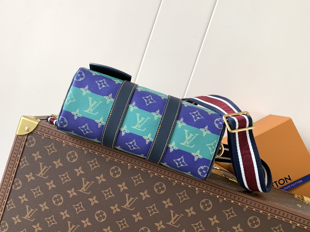 M25786 顶级原单 变码芯片163C 本款 Keepall Bandoulière 25 手袋浓缩经