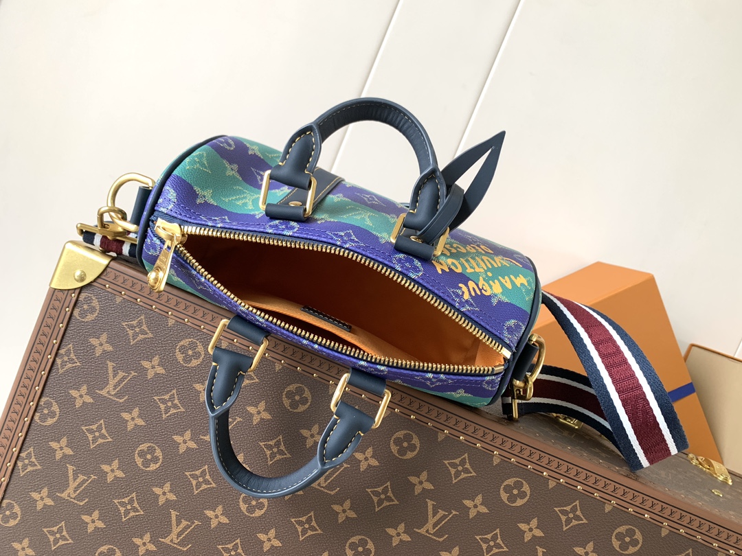 M25786 顶级原单 变码芯片163C 本款 Keepall Bandoulière 25 手袋浓缩经