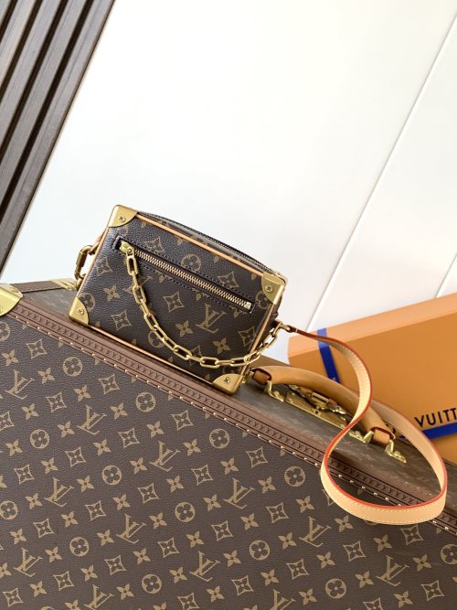 Louis Vuitton Mini Soft Trunk Monogram Eclipse Chain Bag 1 Louis Vuitton Mini Soft Trunk Monogram Eclipse Chain Bag