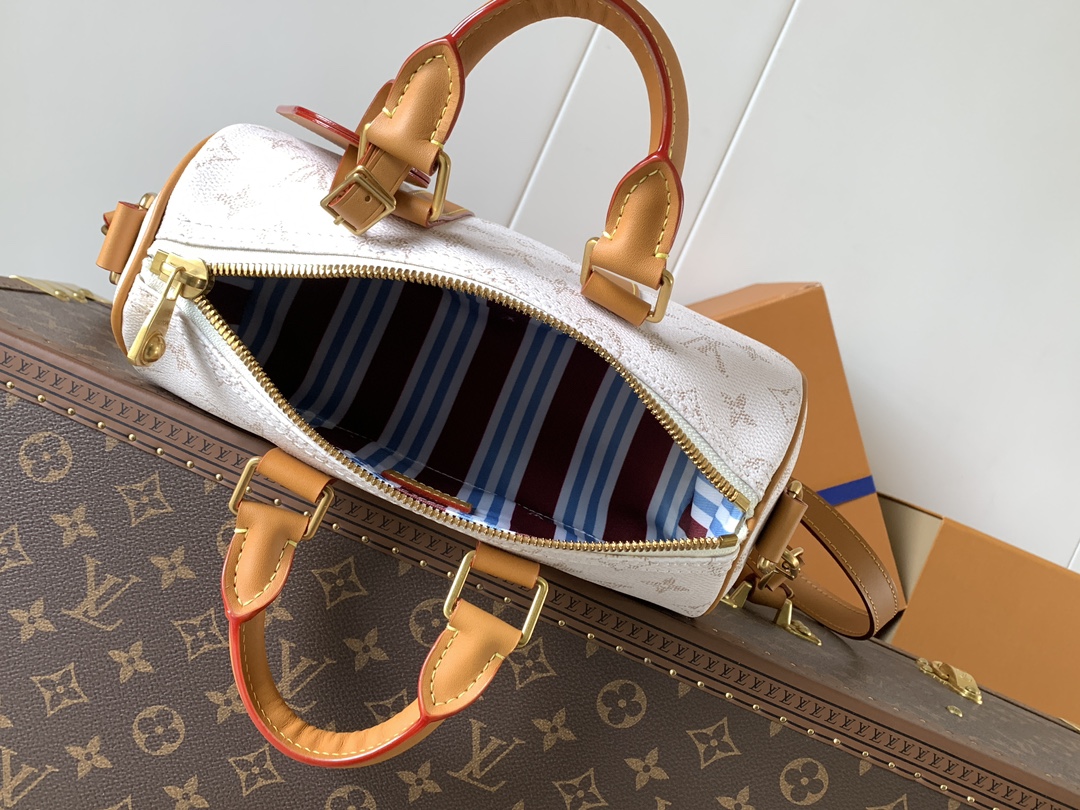 Louis Vuitton M15076白色 变码芯片163C【KEEALL