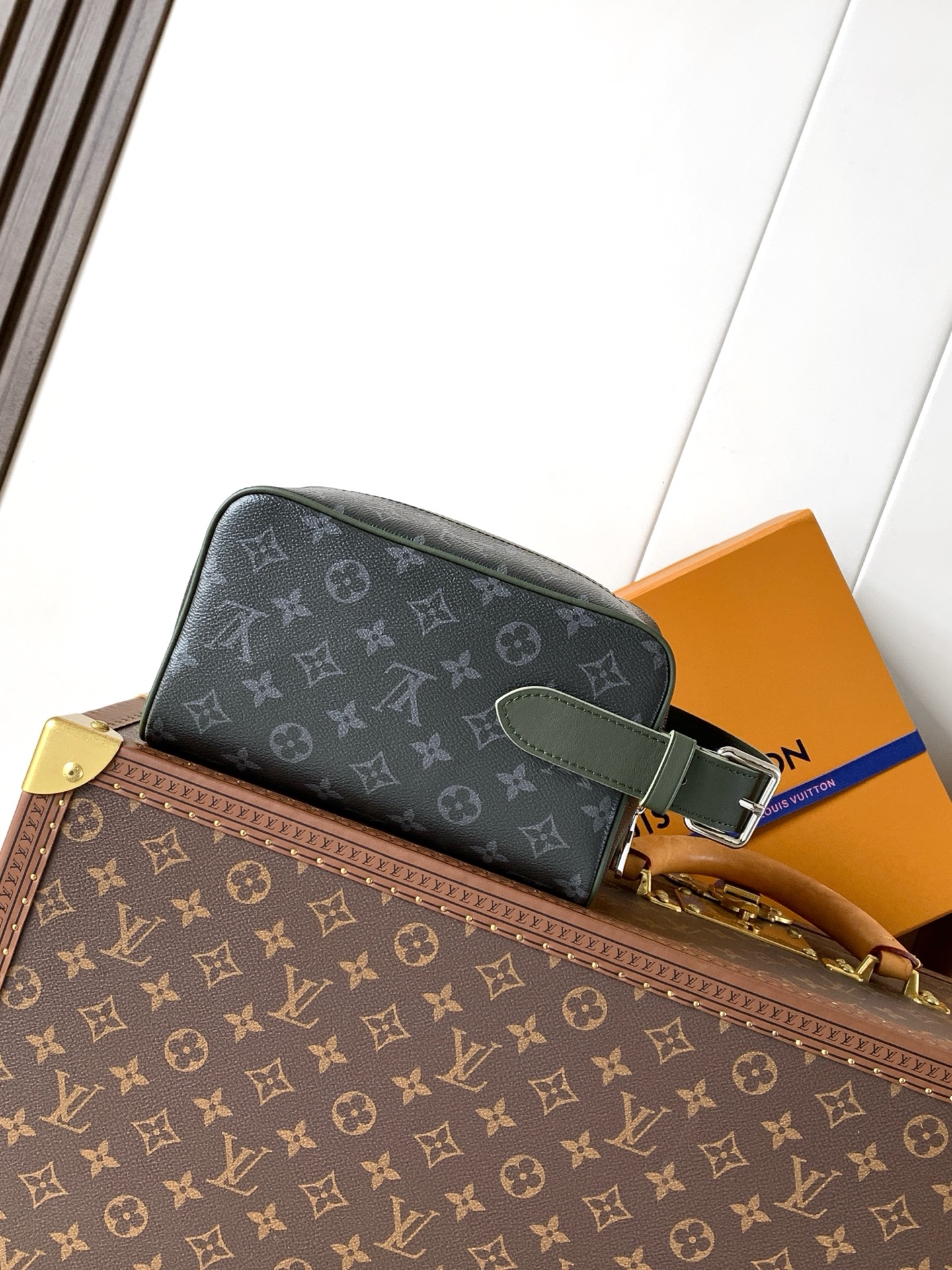 Louis Vuitton Dark Monogram Zip Bag