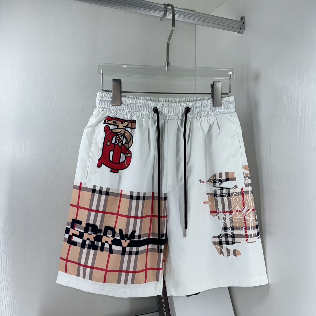 Burberry Clothing Shorts Nylon Summer Collection Beach