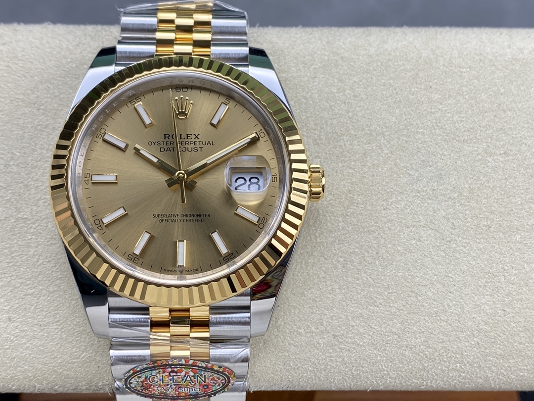 Rolex Watch Gold White Yellow