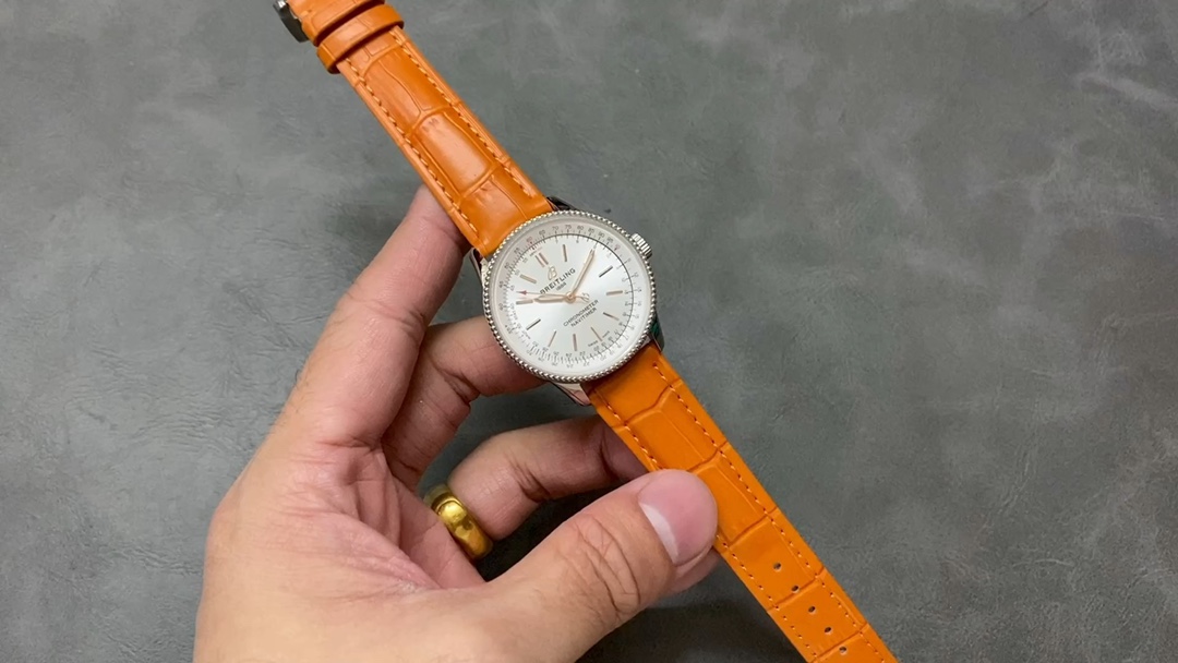 Replica Wholesale
 Breitling AAAA
 Watch Blue Silver White Set With Diamonds Women Cowhide Crocodile Leather Steel Material Automatic Mechanical Movement Alligator Strap