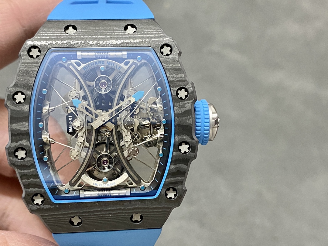 Richard Mille Orologio da Polso Blu Viola Openwork Pantaloni da tuta