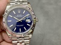 Rolex Datejust Watch Blue Denim Steel Material