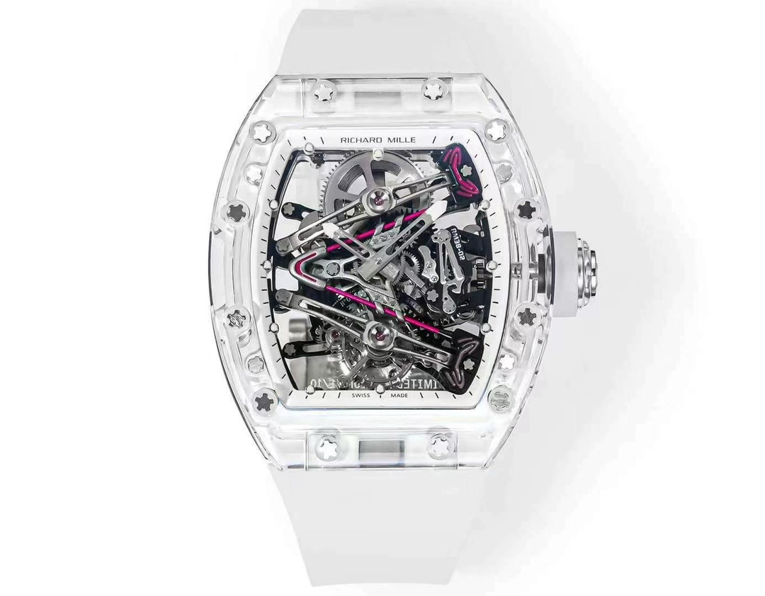 La réplica de mejor calidad
 Richard Mille Reloj Rosa Rojo Trabajo abierto