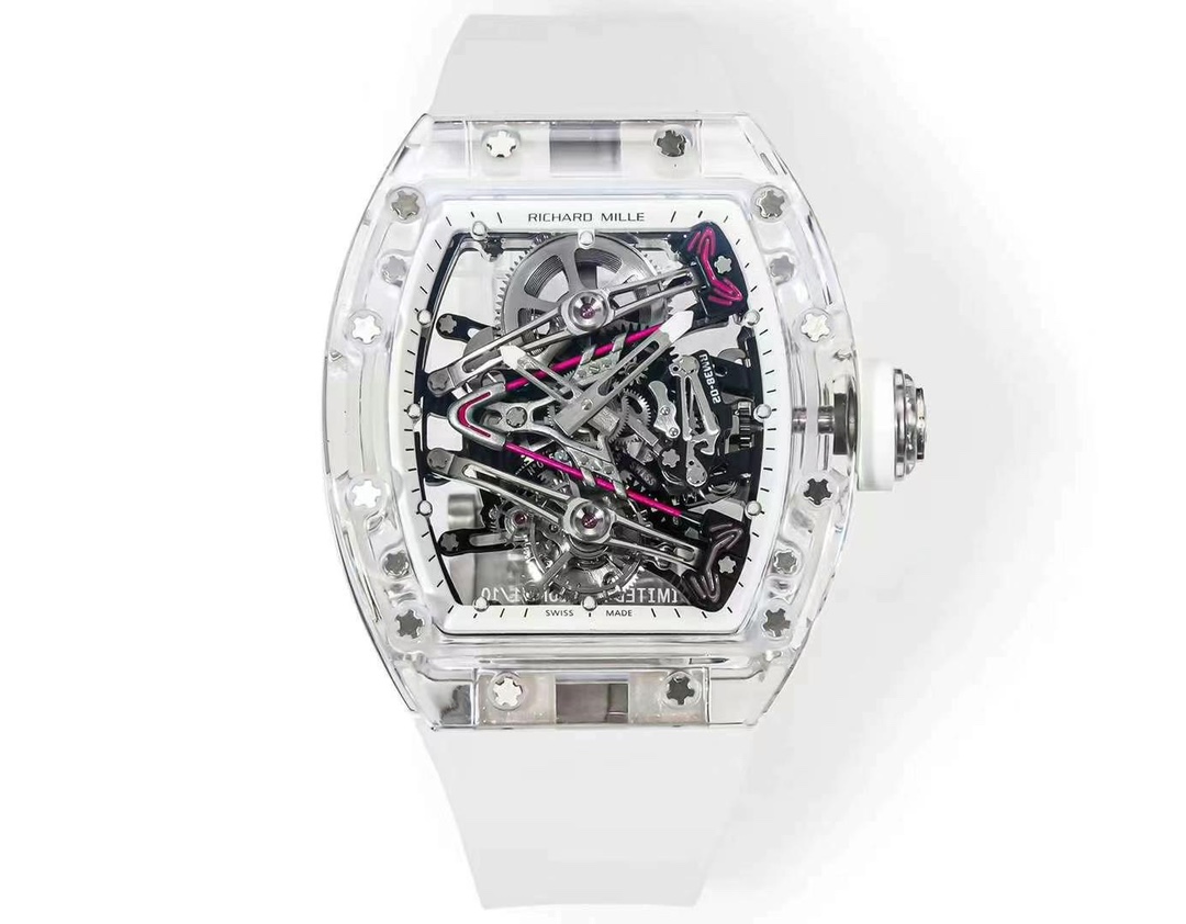 Richard Mille Reloj Rosa Rojo Trabajo abierto