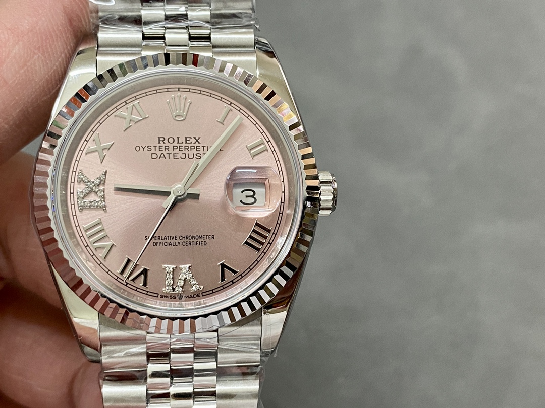 Rolex Datejust Watch Blue Denim Steel Material