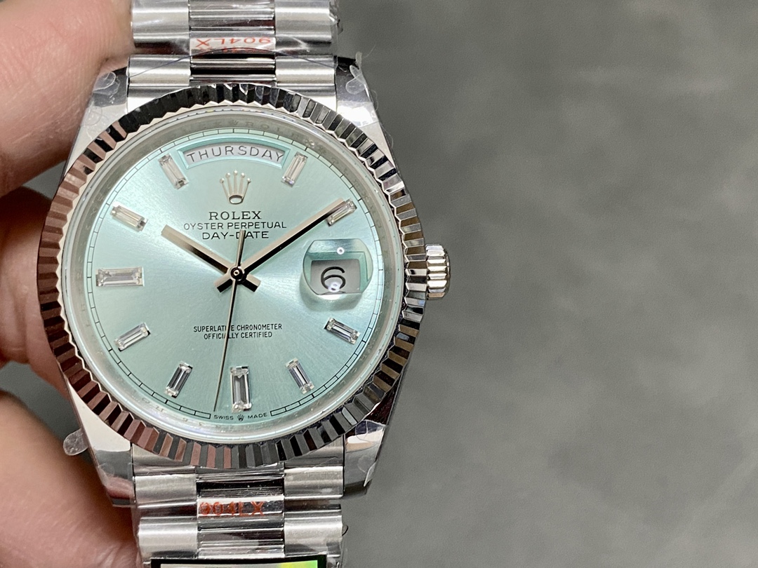 NO:394429,QF counterweight Rolex Sunday log 40mm 2836 movement 184G,,rolex19860909QF 配重 劳力士 星期日志40mm 2836机芯 184G,,rolex,Watch