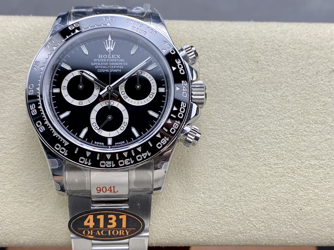 NO:157360,QF Rolex New Diettona 4131 movement 40mm904 stainless steel, Rolex19860909QF 劳力士 新款迪 迪通拿4131机芯 40mm904精钢,,rolex,Watch