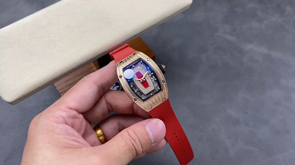 Richard Mille RM07-1 Red Lips Diamond-Accented Automatic Ladies Watch