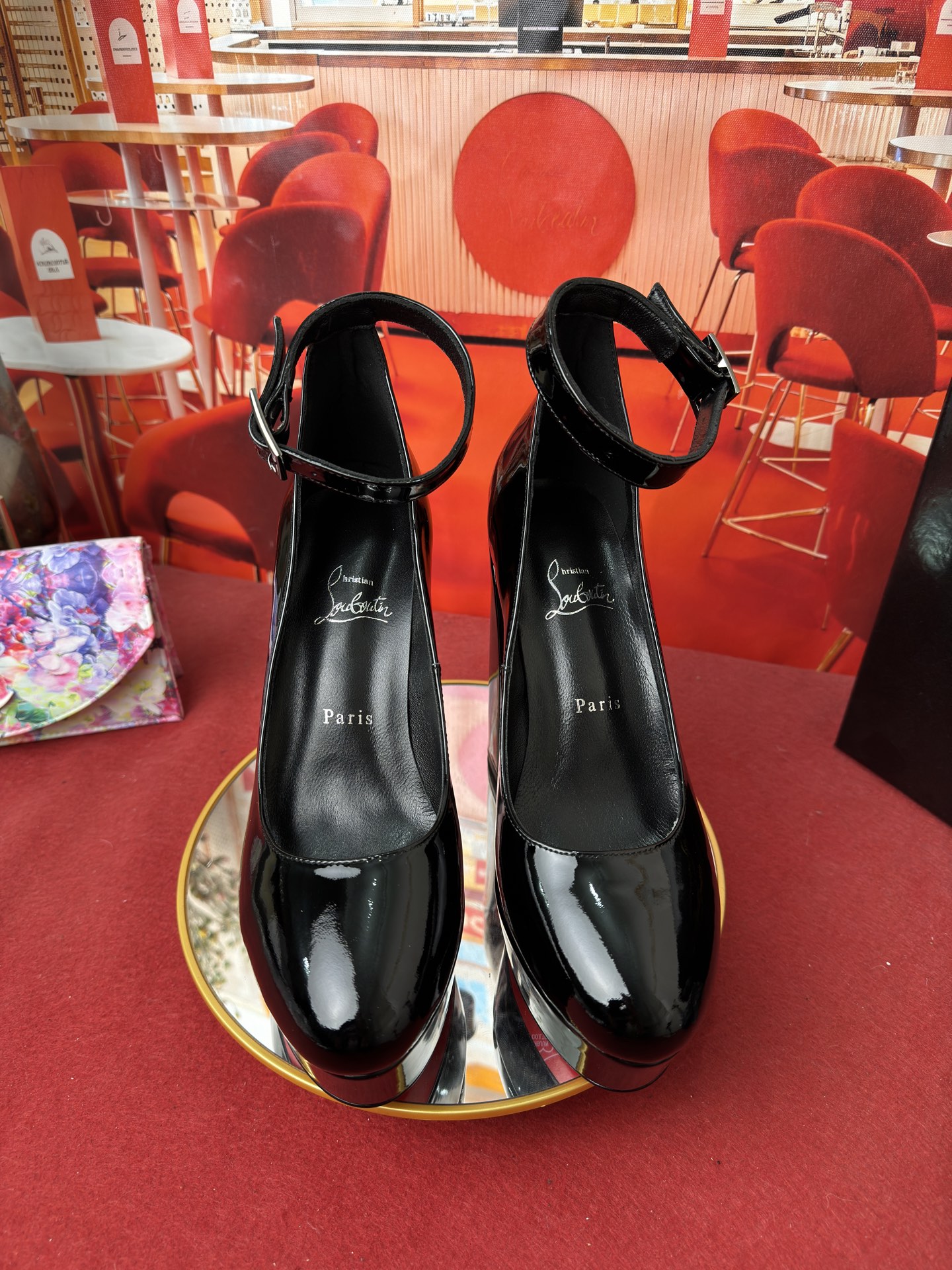 NO:816726,new Dashuitai RMB Size34-43 (34.40.41.42.43. Half size customization is non-returnable) Color black, nude, pink Heel13cm Upper imported patent leather Lining made of mixed sheepskin lining imported from Italy Outsole Original Italian imported AR1 top genuine leather outsole, high heels, christian louboutin, high heels, sheepskin, Leather soles19860909new 大水台 RMB Size34-43(34.40.41.42.43.半码定做不退换) Colour黑色,裸色,粉色 Heel13cm 鞋面进口漆皮 内里采用意大利进口混种羊皮内里 大底原版意大利进口AR1顶级真皮大底,高跟鞋,christian louboutin,high heels,sheepskin,Leather soles,Women's Shoes