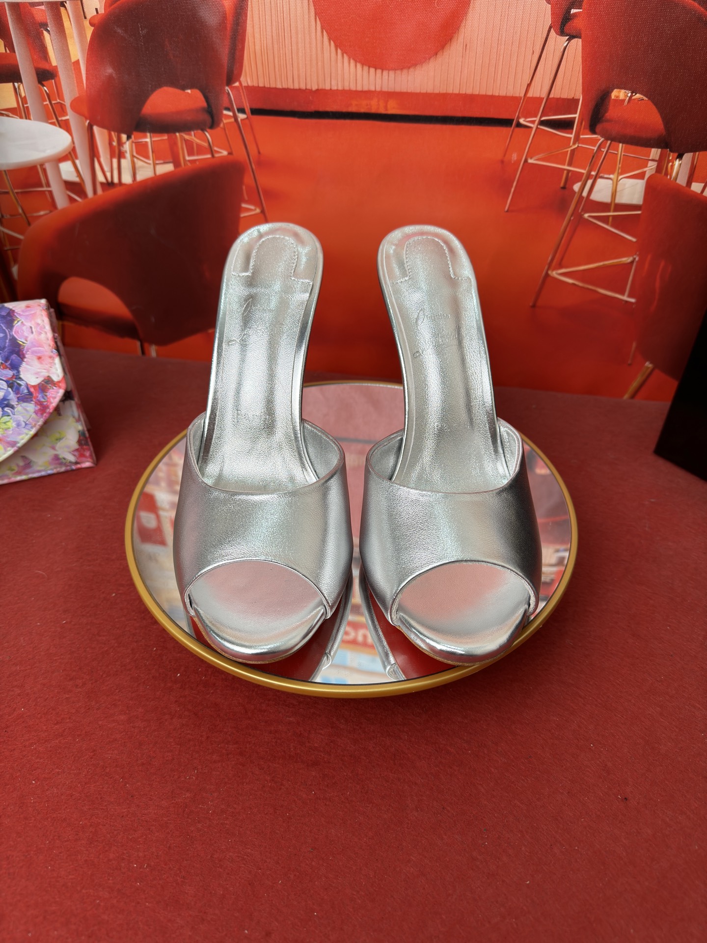 NO:816727,Slippers w. RMB size 34 to 43 (34.40.41.42.43. Customized, non-refundable and non-exchangeable) Heel8cm, 10 cm Material: imported cowhide for the upper; mixed sheepskin lining imported from Italy; outsole, original Italian top-quality leather outsole, high heels, christian louboutin, high heels, slippers, cowhide, sheepskin, Leather soles19860909拖鞋w.  RMB size34码-43码（34.40.41.42.43.定做不退不换） Heel8cm,10 cm 材料 鞋面进口牛皮 内里采用意大利进口混种羊皮 大底原版意大利进中顶级真皮大底,高跟鞋,christian louboutin,high heels,slippers,cowhide,sheepskin,Leather soles,Women's Shoes