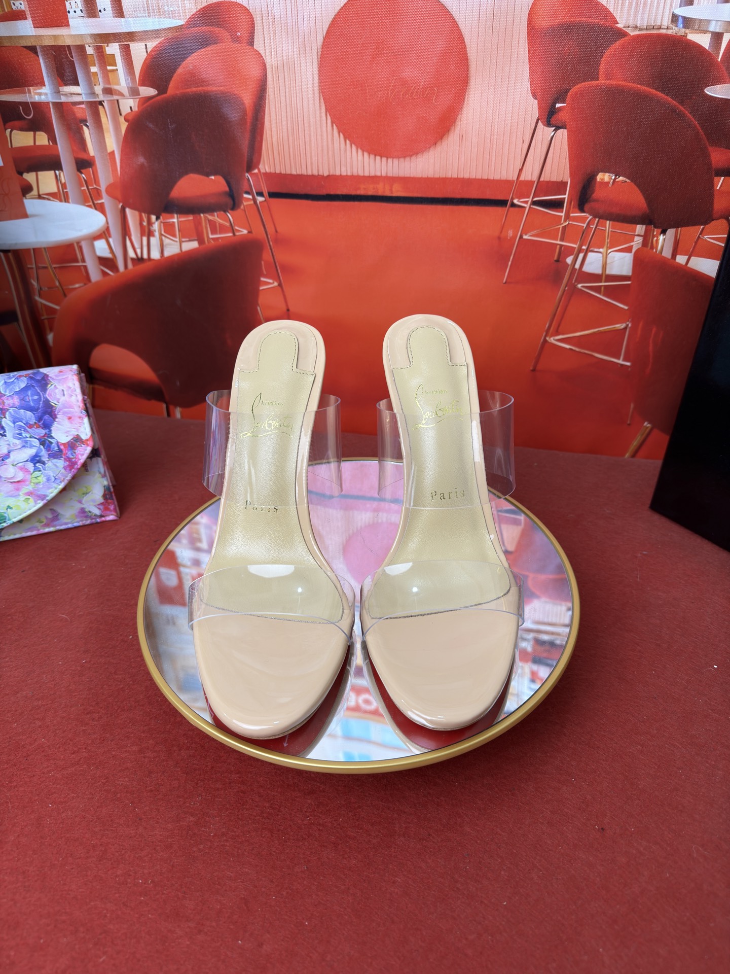 NO:816730,Film slippers w. RMB size 34 to 43 (34.40.41.42.43. Customized, non-refundable and non-exchangeable) Heel8cm, 10 cm Material: Upper imported cowhide, lining imported from Italy, mixed sheepskin, outsole, original Italian top-quality leather outsole, high heels, christian louboutin, high heels, slippers, cowhide, sheepskin, Leather soles19860909胶片拖鞋w.  RMB size34码-43码（34.40.41.42.43.定做不退不换） Heel8cm,10 cm 材料 鞋面进口牛皮 内里采用意大利进口混种羊皮 大底原版意大利进中顶级真皮大底,高跟鞋,christian louboutin,high heels,slippers,cowhide,sheepskin,Leather soles,Women's Shoes