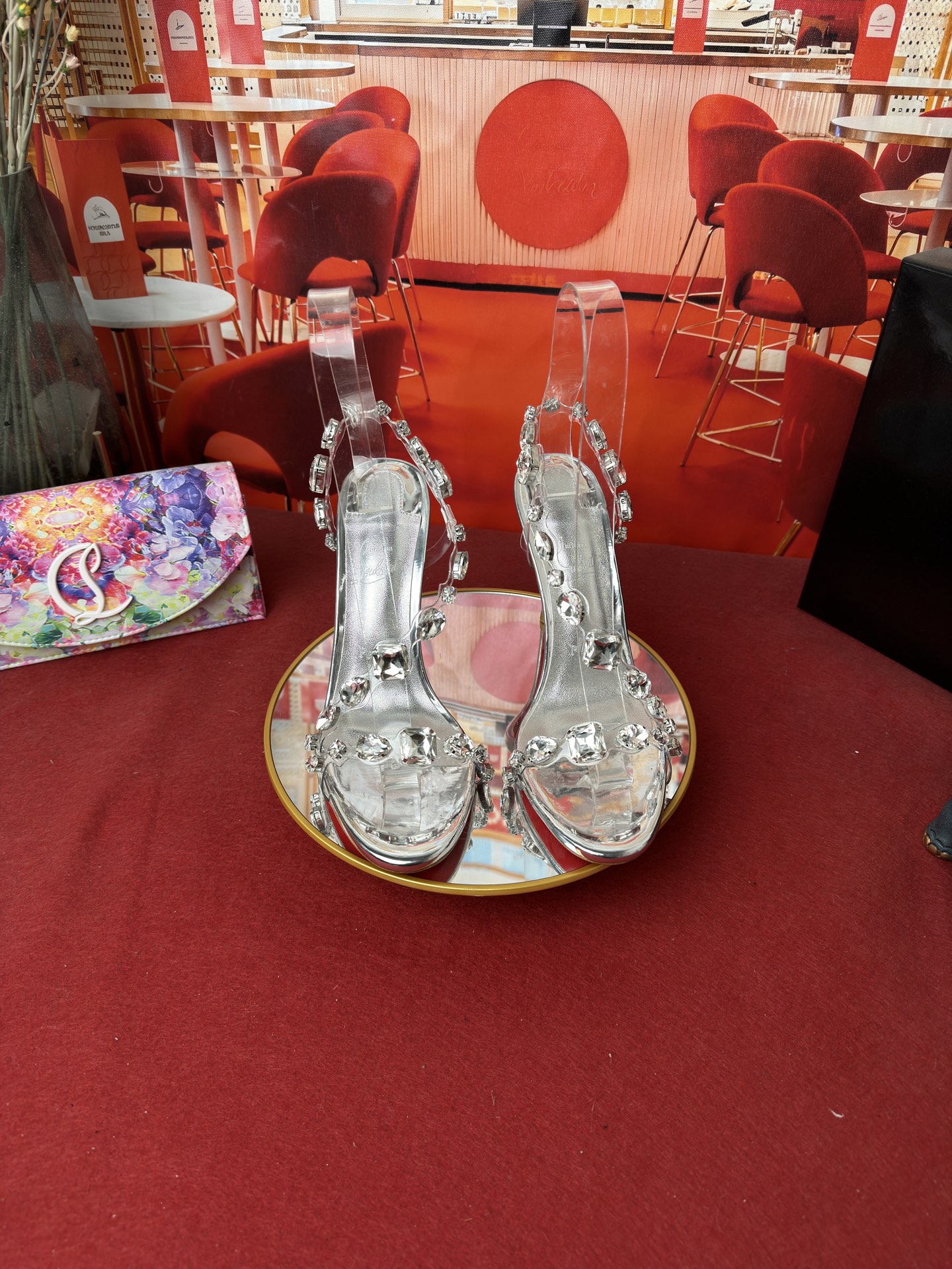 NO:816733,Rhinestone sandals w. RMB size 34 to 43 (34.40.41.42.43. Customized, non-refundable and non-exchangeable) Heel10 cm material Upper imported cowhide The lining is made of mixed sheepskin imported from Italy Outsole original Italian top-grade genuine leather outsole, high heels, christian louboutin, sandals, high heels, cowhide, sheepskin, Leather soles19860909水钻凉鞋w.  RMB size34码-43码（34.40.41.42.43.定做不退不换） Heel10 cm 材料 鞋面进口牛皮 内里采用意大利进口混种羊皮 大底原版意大利进中顶级真皮大底,高跟鞋,christian louboutin,sandals,high heels,cowhide,sheepskin,Leather soles,Women's Shoes