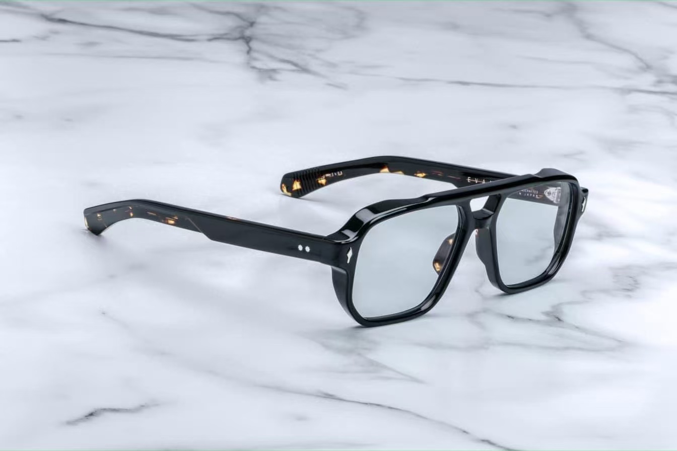 NO:242677,JACQUES MARIE MAGE Japanese handmade glasses MODELEVANS SIZE:55-17. Packed glasses sunglasses, sunglasses, glasses19860909JACQUES MARIE MAGE 日本手工眼镜 MODELEVANS SIZE:55-17.配包装眼镜墨镜太阳镜,眼镜,glasses