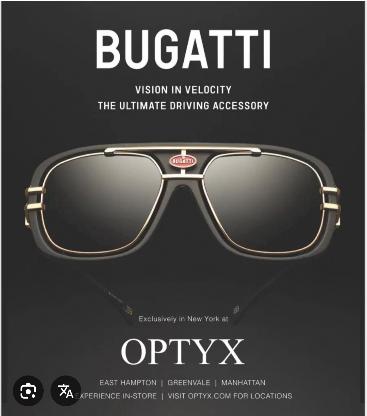  BUGATT
布加迪Bugatti-太阳镜上线咯
MODEL：07，SIZE58-19-145.
Bu