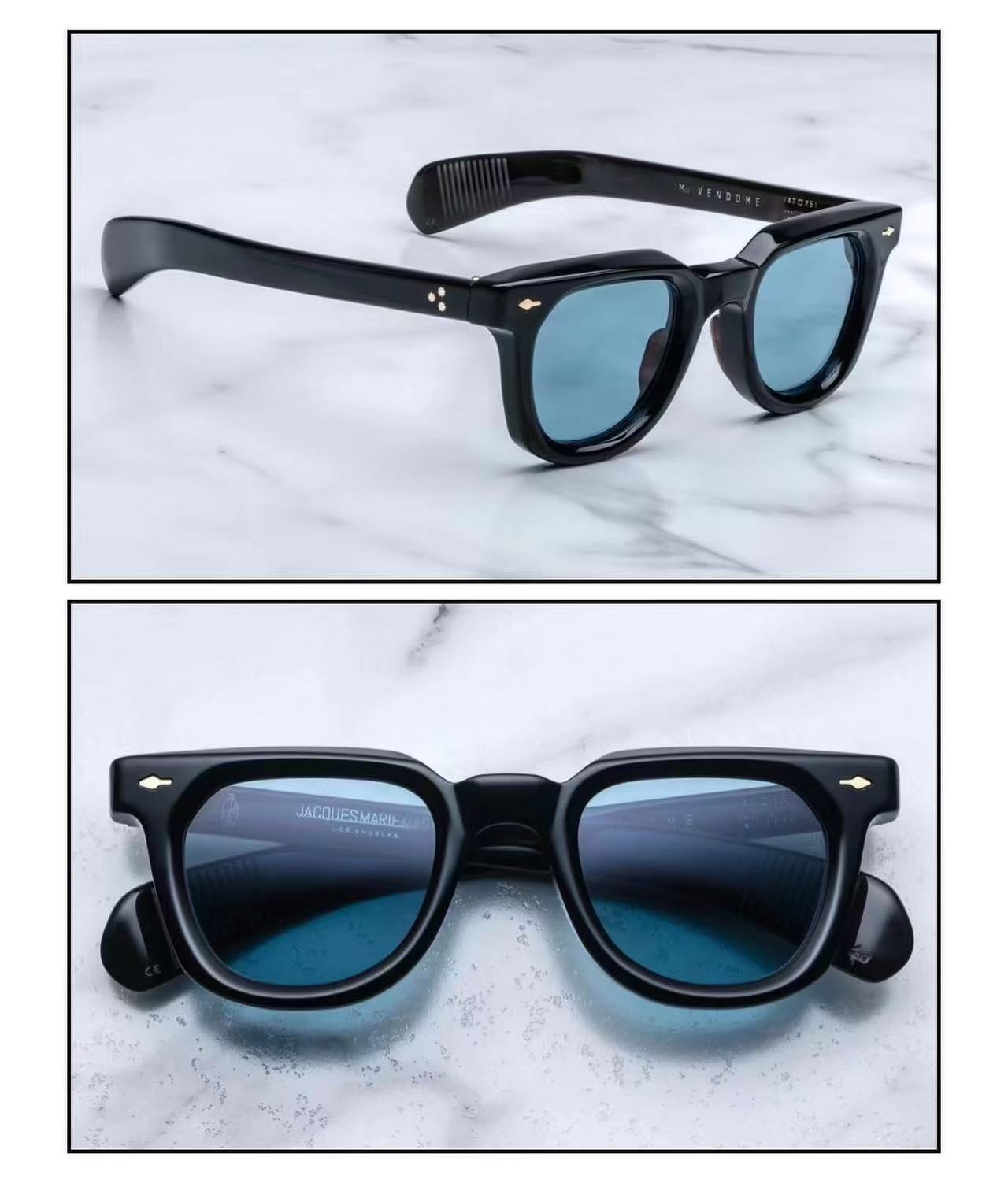  JACQUES MARIE MAGE
日本手工眼镜 
MODEL：VENDOMEI
SIZE47-25