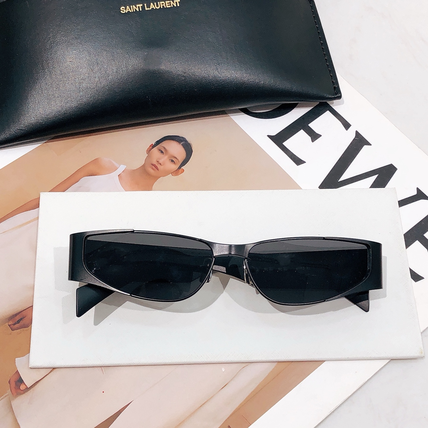Yves Saint Laurent SL739 Sunglasses - Premium Zeiss Lens, Gold Frame 4 i1742527943477 9203 0 2
