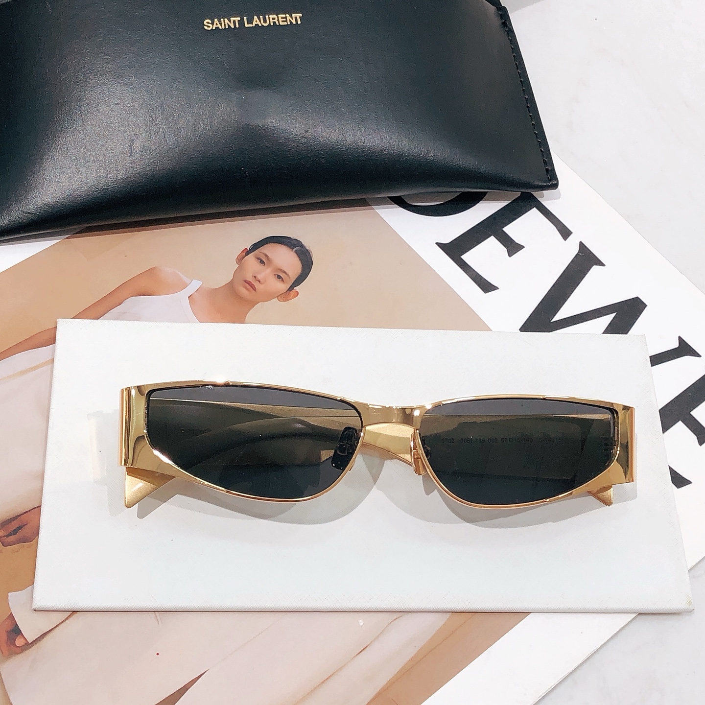 Yves Saint Laurent SL739 Sunglasses - Premium Zeiss Lens, Gold Frame 2 i1742527943486 3014 0 0