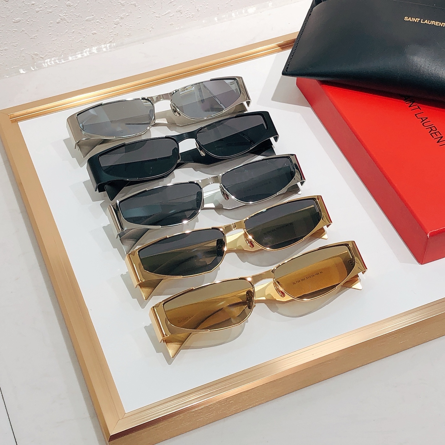 Yves Saint Laurent SL739 Sunglasses - Premium Zeiss Lens, Gold Frame 9 i1742527944264 6922 0 7