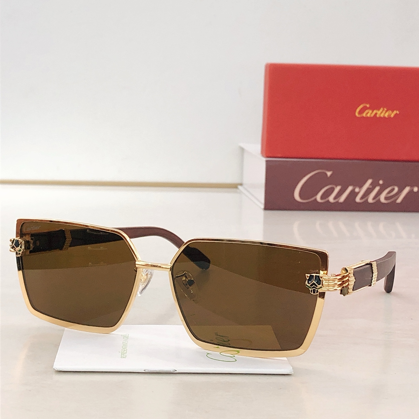Cartier CT0886S Sunglasses Metal Square