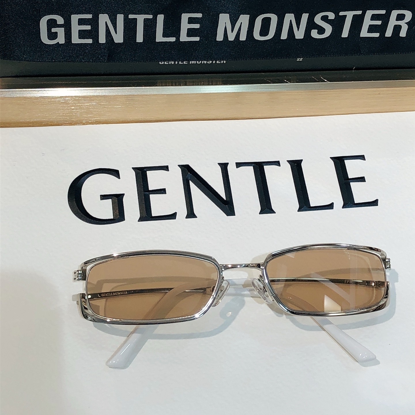 GENTLE MONSTER EPIC Metal Rectangular Sunglasses