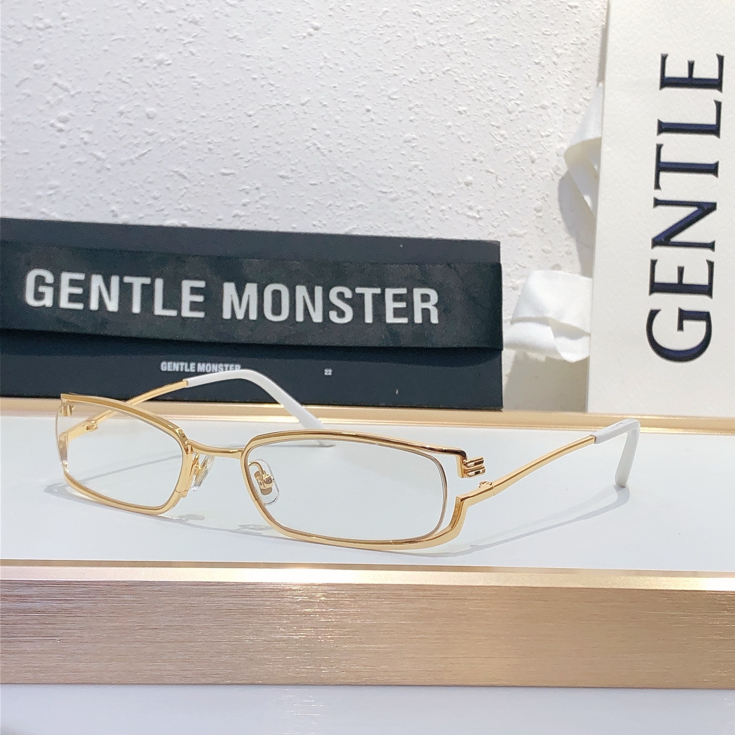 GENTLE MONSTER EPIC Metal Rectangular Glasses