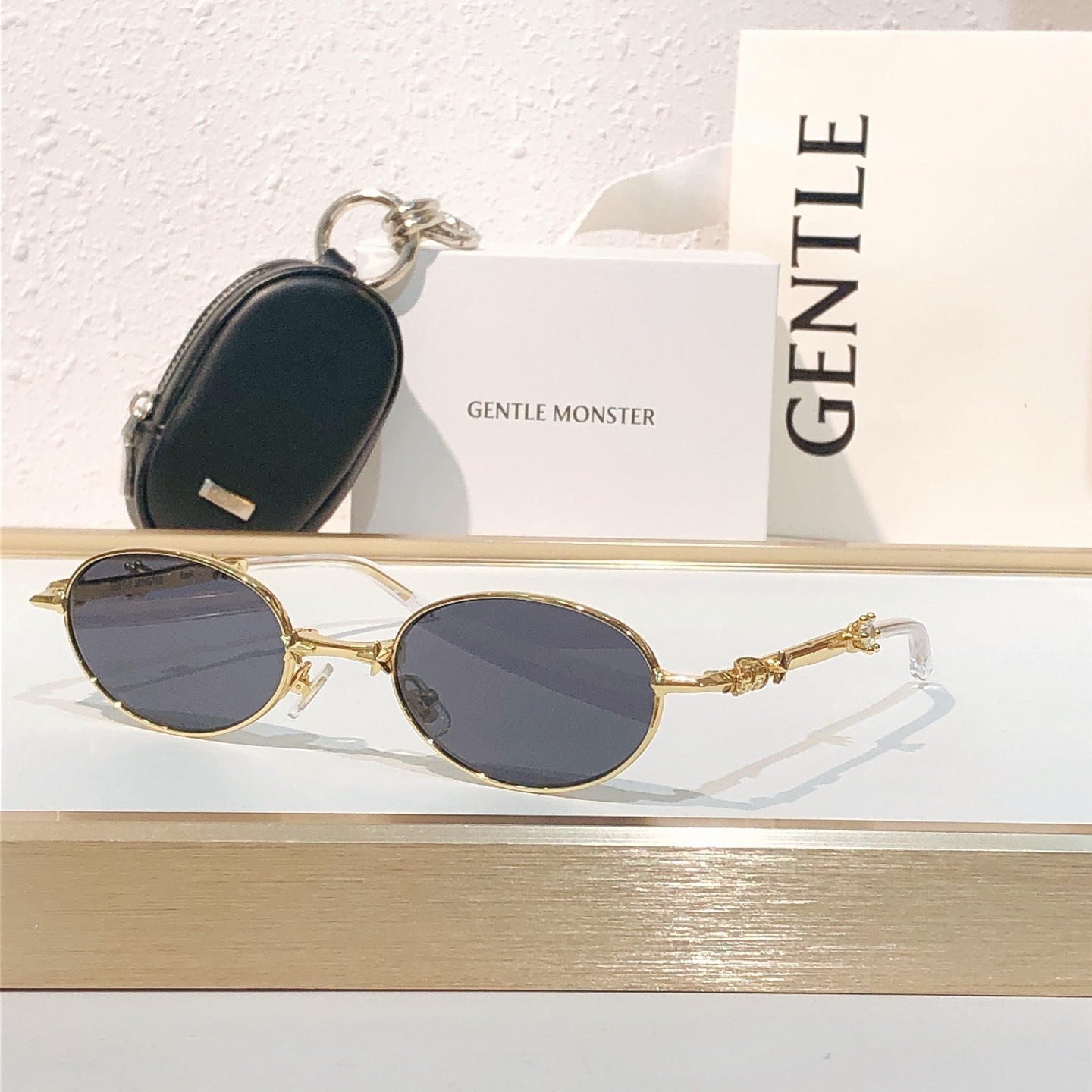 GENTLE MONSTER Sunglasses Metal Oval
