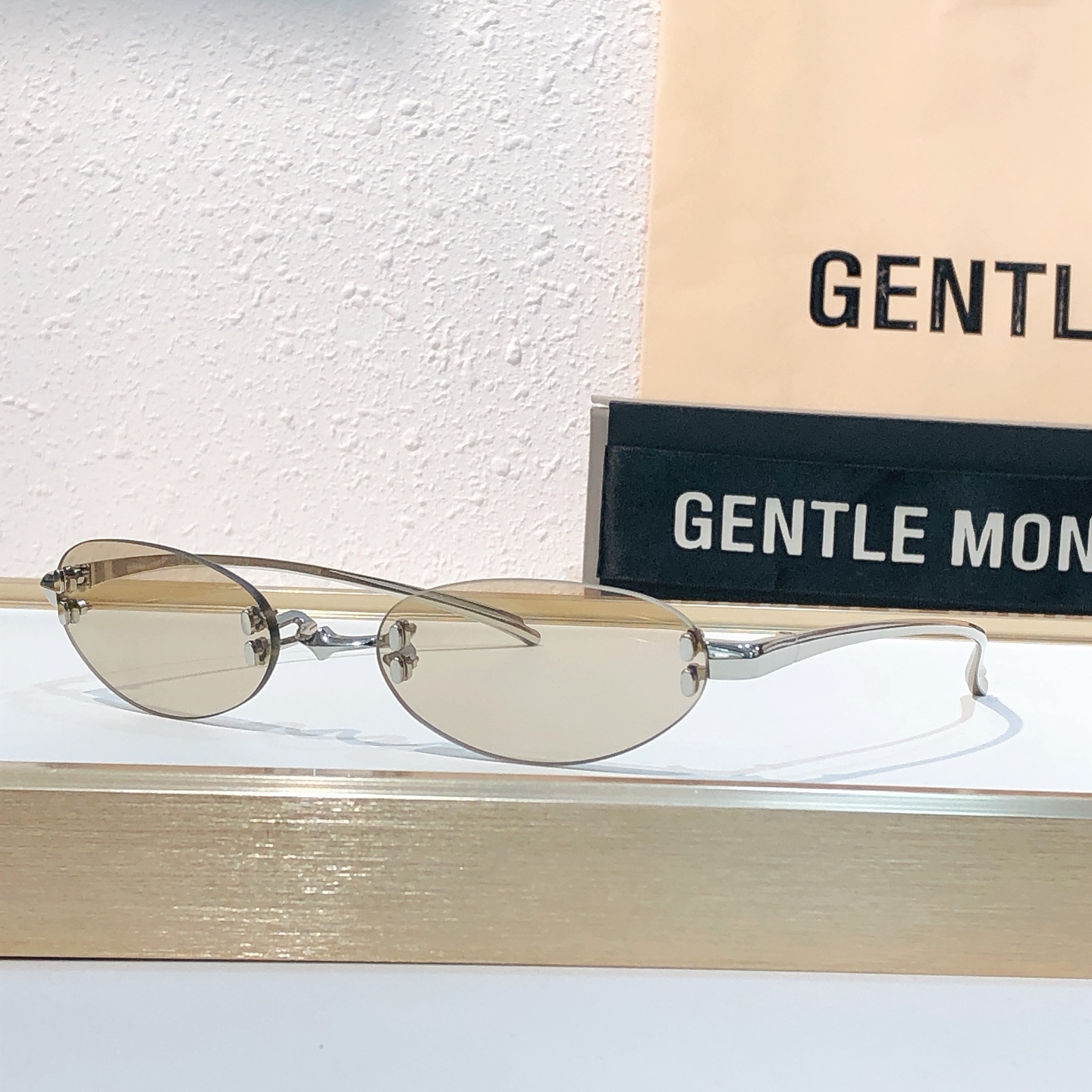 GENTLE MONSTER BOLD Titanium Frame Rimless Sunglasses