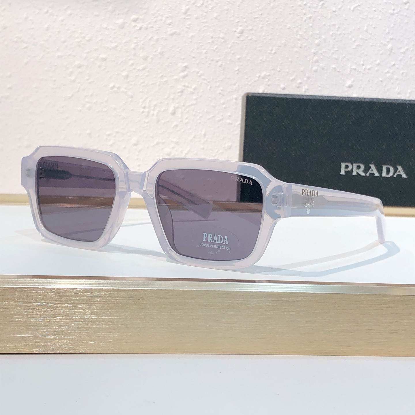 PRADA Sunglasses Acetate Square