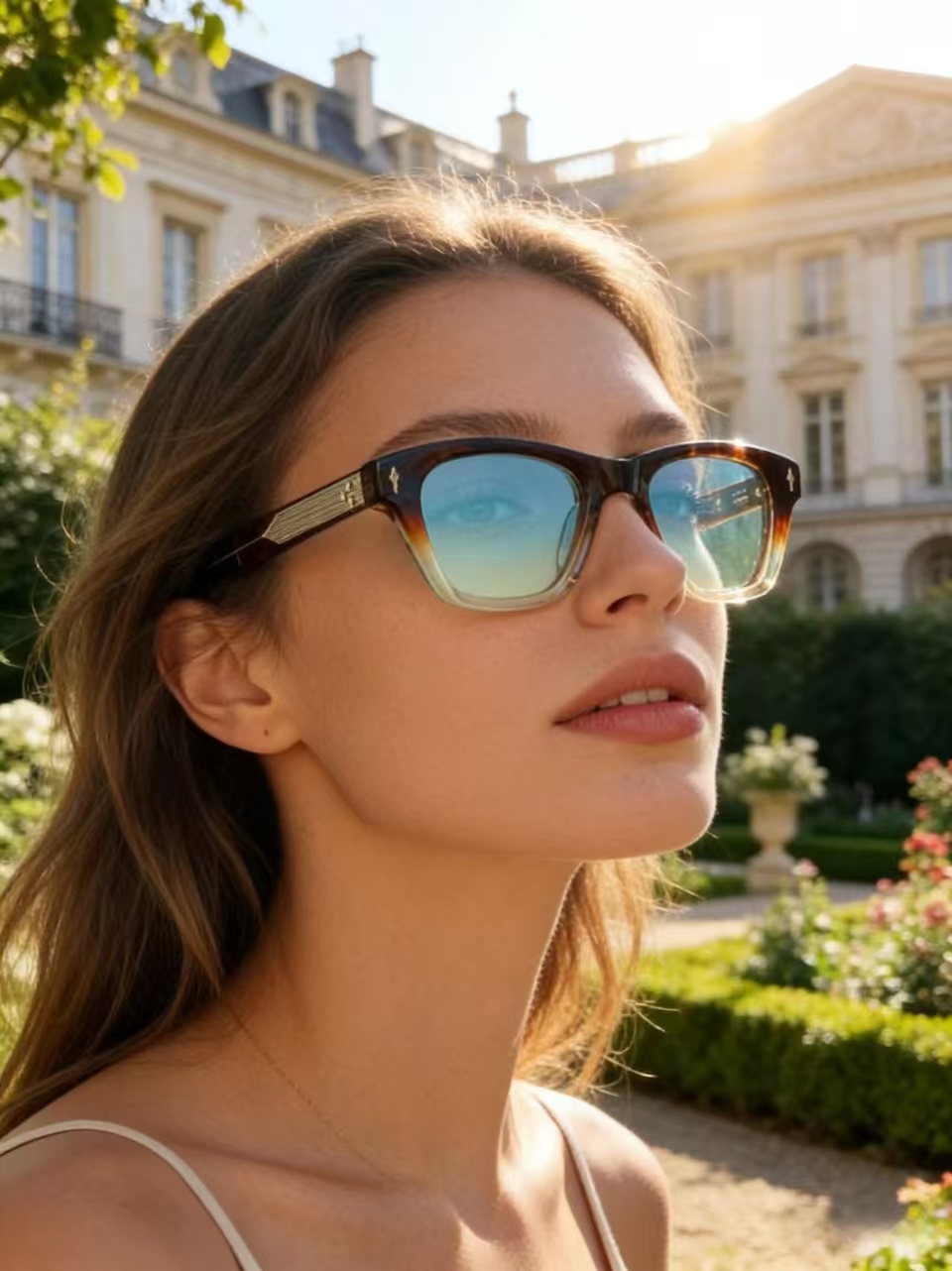 复古方形JACQUES MARIE MAGE日本手工眼镜 MODEL：SONATASIZE:48-21