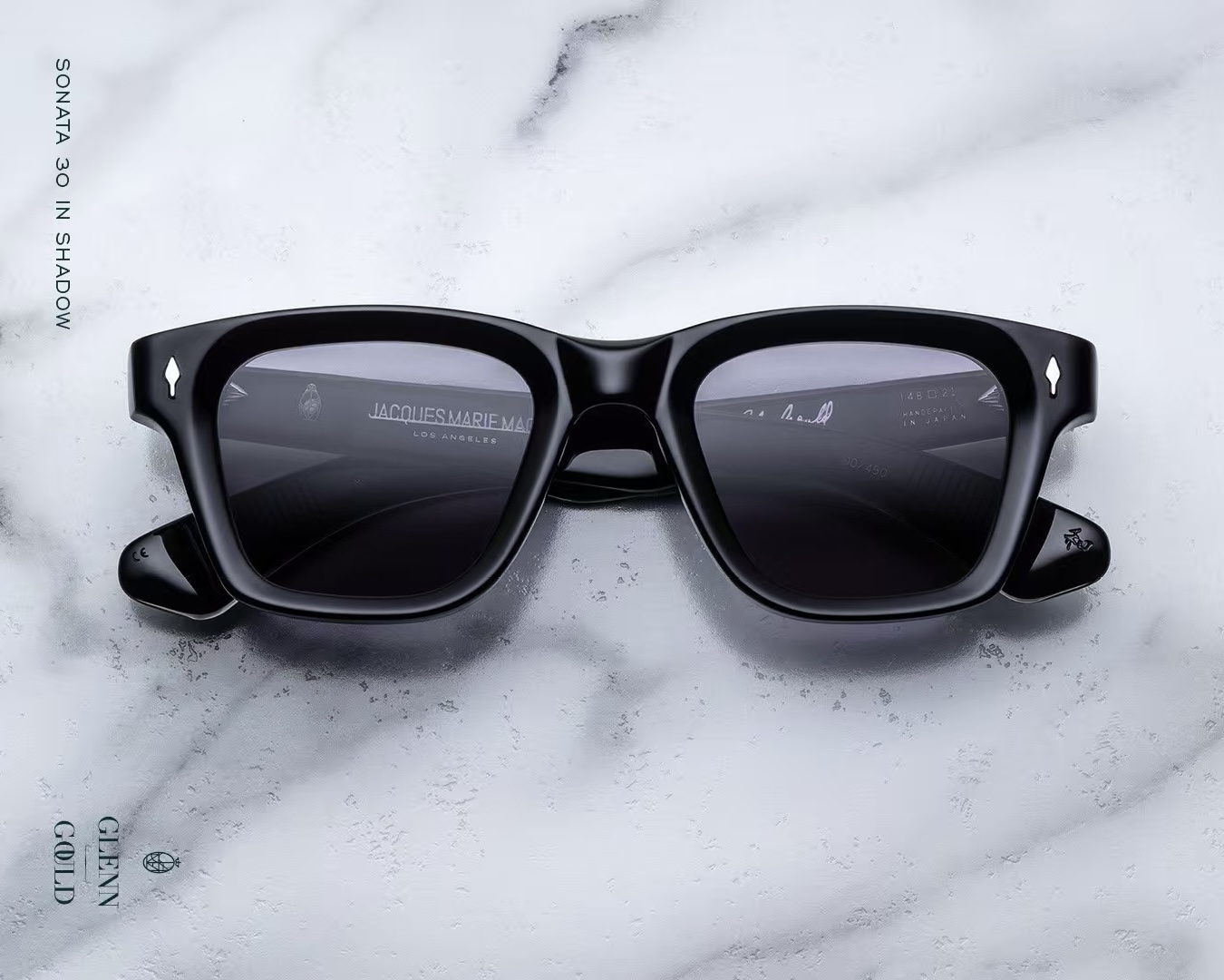 复古方形JACQUES MARIE MAGE日本手工眼镜 MODEL：SONATASIZE:48-21