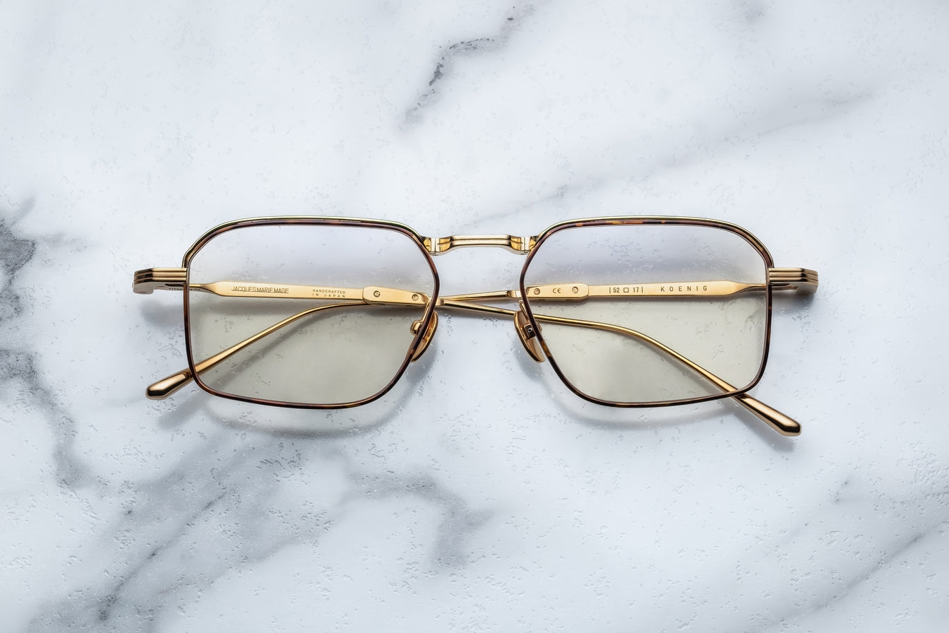 折叠复古JACQUES MARIE MAGE日本手工眼镜 MODEL：KOENIGSIZE:52-17